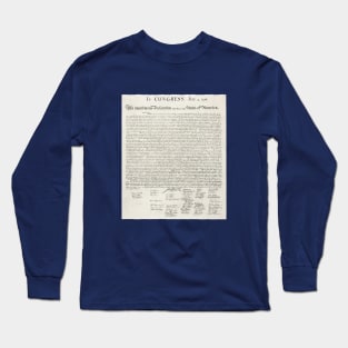 Declaration of Independence Long Sleeve T-Shirt